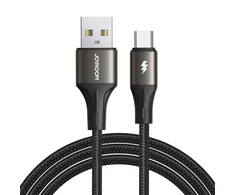 Joyroom Light-Speed USB kabelis į Micro SA25-AM3, 3A, 1.2 m (juodas)