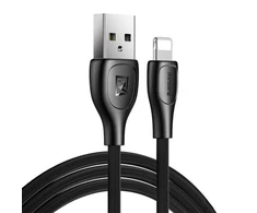 USB laidas Lightning Remax Lesu Pro, 2.1A, 1m (juodas)