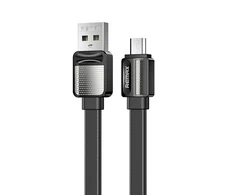 USB laidas Micro Remax Platinum Pro, 1m (juodas)