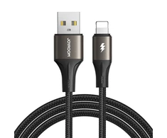 USB laidas į Lightning Joyroom SA25-AL3 / 3A / 1.2 m (juodas)
