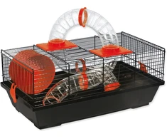 Būris - Placek Cage Libor juodas, accessories oranžinis, 50.5*28*21cm