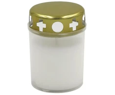 Candela Memorial Candle With Cap Baltas