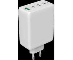 CANYON įkroviklis CU100ACC GaN 100W 3xPD 1xQC EU Baltas