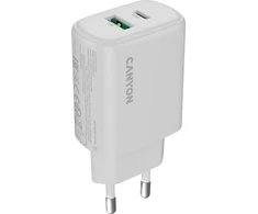 CANYON įkroviklis OnCharge 250 25W 1xPD 1xQC ES baltas