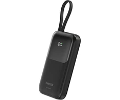 CANYON maitinimo blokas OnPower 101 įmontuotas kabelis 10000 mAh PD22.5W juodas