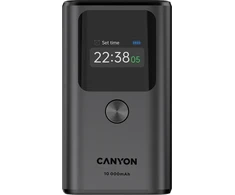 CANYON maitinimo blokas OnPower 130 TFT 10000 mAh PD30W tamsiai pilkas