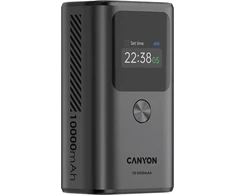 CANYON maitinimo blokas OnPower 130 TFT 10000 mAh PD30W tamsiai pilkas