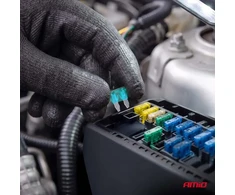 Automobilių plokštieji saugikliai mini 3 vnt. 10A amio-05098