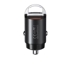 Automobilinis įkroviklis 2x USB-C Remax RCC332, 30W (juodas)