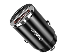 Automobilinis įkroviklis Choetech TC0006 1x USB-A, 1x USB-C 30W PD 3.0 (juodas)