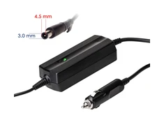 Automobilinis nešiojamojo kompiuterio pakrovėjas Akyga AK-ND-75 (19.5V /2.31A 45W 4.5 x 3.0mm + pin) DELL 1.2m