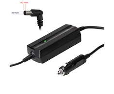 Automobilinis nešiojamojo kompiuterio pakrovėjas Akyga AK-ND-76 (19.5V /2.31A 45W 4.5 x 3.0mm + pin) HP 1.2m