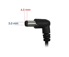 Automobilinis nešiojamojo kompiuterio pakrovėjas Akyga AK-ND-76 (19.5V /2.31A 45W 4.5 x 3.0mm + pin) HP 1.2m