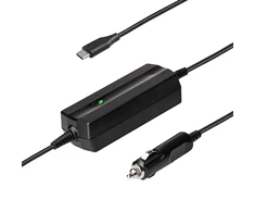 Automobilinis nešiojamojo kompiuterio pakrovėjas Akyga AK-ND-83 (5-20V / 3-3.25A 65W) USB Type C 1.8m Power Delivery
