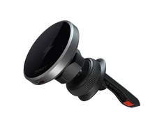 Automobilinis telefono laikiklis Aukey HD-MC13, su įkrovikliu 15W Qi2 (juodas)