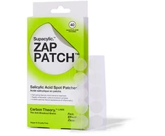 Carbon Theory Anglies teorija Supaciliniai spuogų pleistrai. Zap Patch (Salicilo rūgšties dėmių pleistrai) 40 vnt