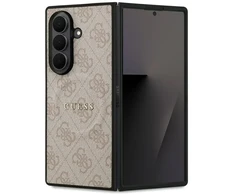 Guess PU Leather 4G Colored Ring Magnetic dėklas skirtas Samsung Galaxy Z Fold 7 rožinės spalvos