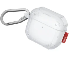 Dėklas Skinarma Mecha CE skirtas AirPods 4 frost
