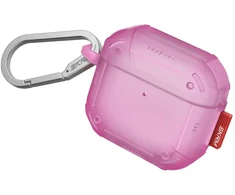 Dėklas Skinarma Mecha CE skirtas AirPods 4 fuchsia