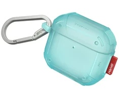 Dėklas Skinarma Mecha CE skirtas AirPods 4 turquoise