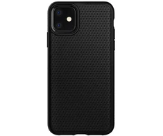 Spigen Liquid Air dėklas telefonui iPhone 11, juodas