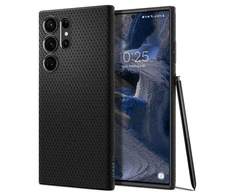 Spigen Liquid Air dėklas skirtas Samsung Galaxy S23 Ultra, spalva - Matte Black