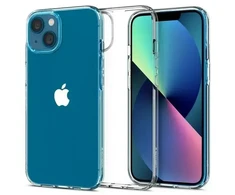 Dėklas SPIGEN Liquid Crystal ACS03515 skirtas iPhone 13 – visiškai permatomas