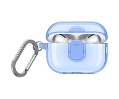 Dėklas UNIQ Glase Pro skirtas AirPods Pro 2 Lock Case mėlynos spalvos