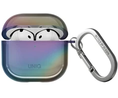 Dėklas Case UNIQ Iridescia for AirPods 4 Hang Case midnight quartz