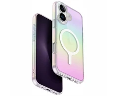 Uniq Iridescia Magclick įkrovimo dėklas, skirtas iPhone 16 Plus – daugiaspalvis