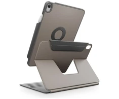 Dėklas UNIQ Rovus Snapmount Magnetic 360 Rotating Detachable skirtas Apple iPad 11" A16 (2025) / Apple iPad 10.9" 10 gen. (2022) pilkos spalvos
