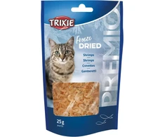 Trixie A delikatesas PREMIO Freeze džiovintų krevečių, krevečių, 25 g