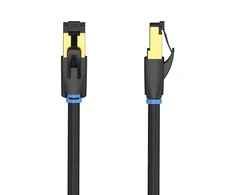 Vention 8 kategorija SFTP tinklo kabelio ventiliacija IKABD 0.5 m juoda