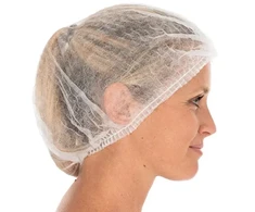 Cepurīte FORPUS PP, 51cm, balta, 100gab
