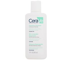 Putojantis veido ir kūno prausiklis normaliai ir riebiai odai Cerave Foaming Cleansing Gel, 88 ml.