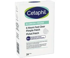 Cetaphil vietinio poveikio spuogų pleistrai, 6 valandas greitai išsivalo nuo spuogų, 24 vnt.