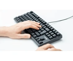 CHERRY Klaviatūra G3833B / G80-3833LWBDE-2 Juodas