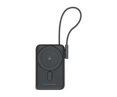 Choetech B735 magnetinis maitinimo blokas 10000mAh 20W PD + USB-C laidas (juodas)