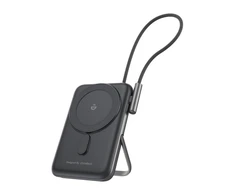 Choetech B735 magnetinis maitinimo blokas 10000mAh 20W PD + USB-C laidas (juodas)