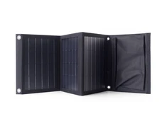 Sulankstomas saulės įkroviklis Choetech SC005 22W 2xUSB (juodas)