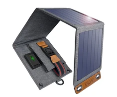 Sulankstomas saulės įkroviklis Choetech SC004 14W, 1xUSB (pilkas)