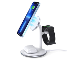 Choetech belaidis įkroviklis su stovu 2in1
