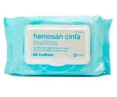Cinfa Hemosán servetėlės 60 vienetų