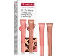 Rinkinys „Clarins Lip Perfector Duo“ – 05 „Candy Simmer“ 12 ml + 06 „Rosewood Simmer“ 12 ml