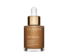 „Clarins“ „Skin Illusion“ spalvą koreguojantis skystas makiažo pagrindas, 118,5, natūralus šokoladas, SPF 15, 30 ml *Mėginamoji pakuotė