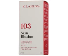 Clarins Skin Illusion Natural Hydrating Foundation - rusvai gelsvas