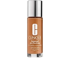 Clinique, Beyond Perfecting, Paraben-Free, Matte Finish, Liquid Foundation &amp; Maskuoklis 2-In-1, 23, Ginger, 30 ml