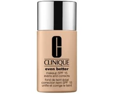 Odos atspalvį koreguojantis makiažo pagrindas Clinique Even Better™ Makeup su SPF15, 30 ml | spalva: CN 58 Honey