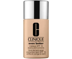 „Clinique Even Better“ drėkinamasis skystas makiažo pagrindas be parabenų, SPF 15, 30 ml