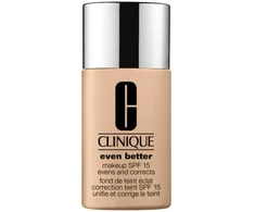 Clinique, Even Better, Paraben-Free, Hydrating, Liquid Foundation, WN115.5, Mocha, SPF 15, 30 ml